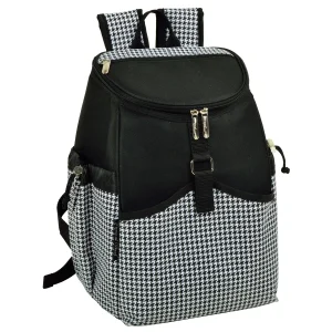 Houndstooth Picnic At Ascot 38 Quarts Picnic Tote Bag Cooler in Houndstooth