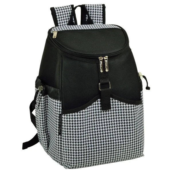 Houndstooth Picnic At Ascot 38 Quarts Picnic Tote Bag Cooler in Houndstooth